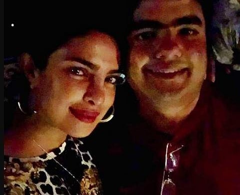 Priyanka and her brother Siddharth Chopra (Photo | Twitter)
