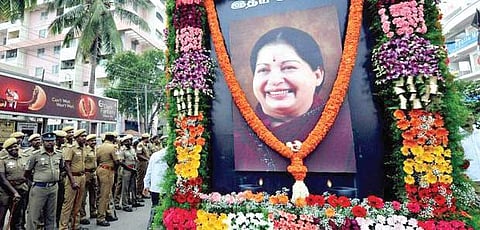Late Chief Minister Jayalalithaa. (File photo| EPS)