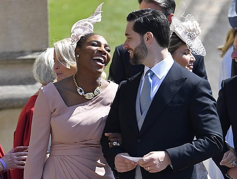 Serena Williams arrives with her husband Alexis Ohanian (File | AP)