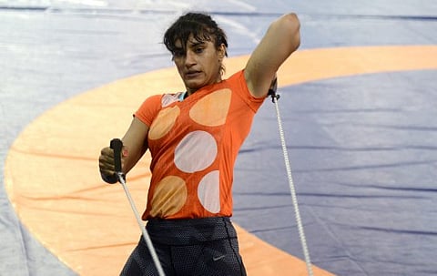 Indian wrestler Vinesh Phogat (File | AFP)