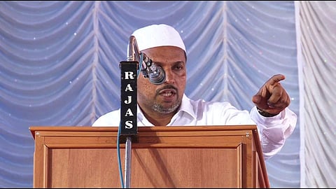 SDPI leader Abdul Majeed Faizy, who was taken into preventive custody. (Photo | Youtube)