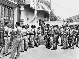 Policemen deployed outside Tito’s house (File | EPS)