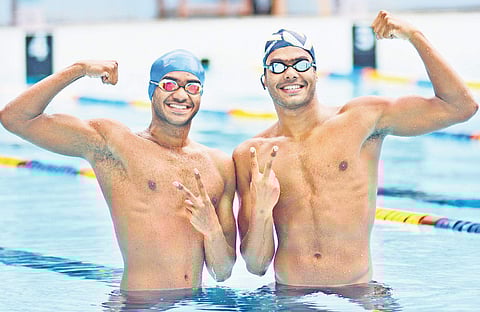 Arvind and Avinash Mani (left) are currently training at the Sports Authority of India in Bengaluru. Their coach has set finals as target in Asian Games | Shriram BN