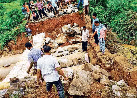 Restoration works being undertaken at Paikadakulaguda  I Express