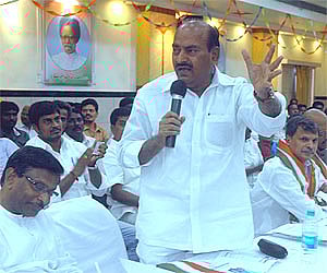 JC Diwakar Reddy addressing a meeting. (File Photo| EPS)
