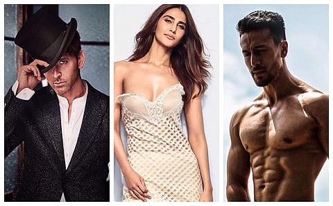 Hrithik Roshan, Vaani Kapoor and Tiger Shroff