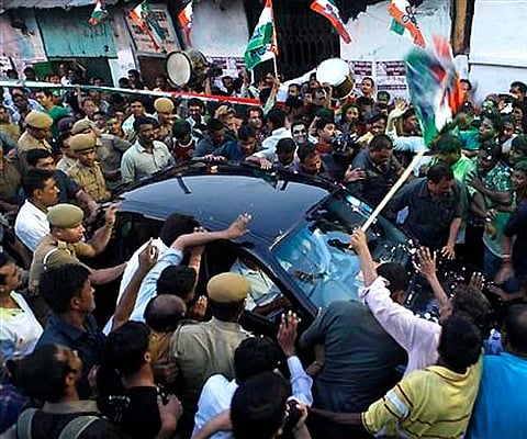 BJP workers were taking shelter in neighbouring states following continuous violence allegedly unleashed by the TMC (File photo | AP)