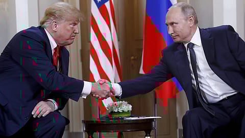 Trump, before the call, said he expected to discuss with Putin the land and power plants that have been seized during the grinding three-year war. 