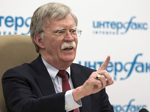 U.S. National security adviser John Bolton. (AP)