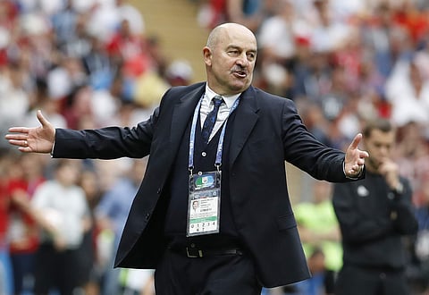 Russia head coach Stanislav Cherchesov (Photo | AP)