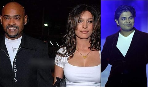 (L-R) Cricketer Vinod Kambli and wife Andrea Hewitt; singer Ankit Tiwari (Photos | File)