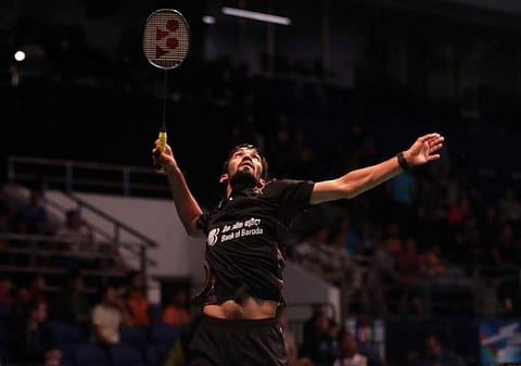 Kidambi Srikanth during the Malaysian Open (Photo | Twitter)