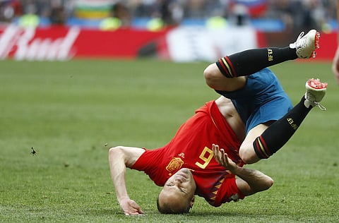 Spain's Andres Iniesta (Photo | AP)