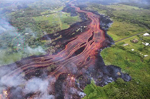 Lava flows from fissures near Pahoa, Hawaii. (File | AP)