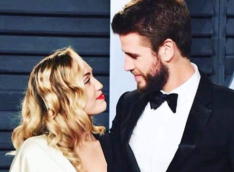 Miley Cyrus and Liam Hemsworth (Photo | Facebook)