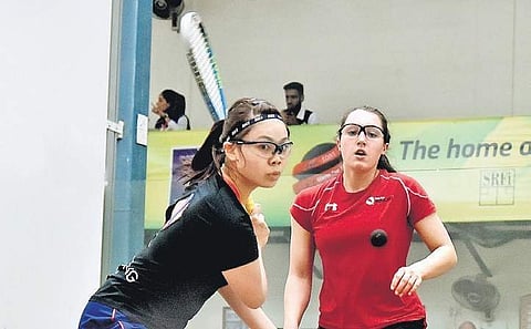 Action from the World Junior Squash Championship in Chennai.  (P Jawahar | EPS)