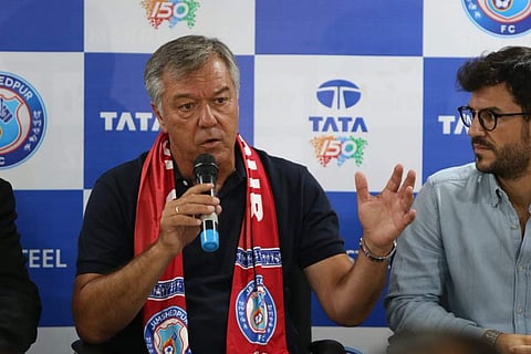 New Jamshedpur FC head coach Cesar Ferrando (Photo | Jamshedpur FC Twitter)