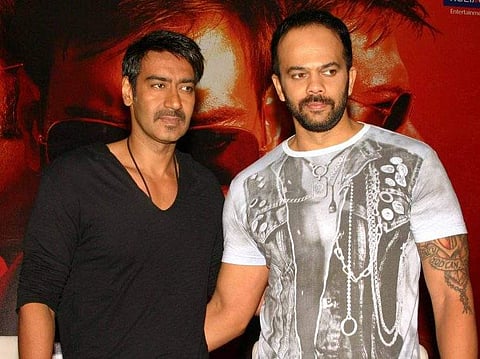Ajay Devgn and Rohit Shetty . (Photo | Twitter)