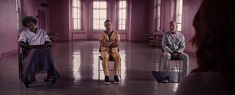 'Glass' melds the worlds of 'Unbreakable' and 'Split,' - Samuel L. Jackson's fragile but brilliant Mr. Glass, Bruce Willis' strong and 'unbreakable' David Dunn and James McAvoy's Kevin Wendell Crumb.
