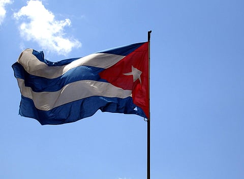 Cuban flag used for representation. (Photo | AP)