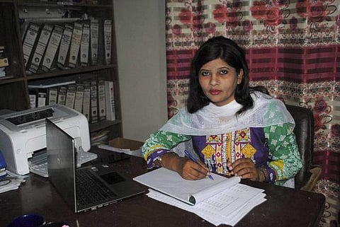 Krishna Kumari Kohli, Pakistan's first Dalit woman Senator. (Photo | AP)