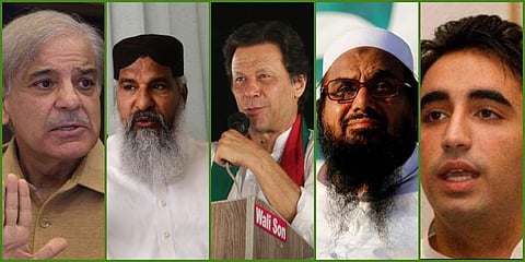The General Elections in Pakistan was contested by Politicians, dynasts and internationally designated terrorists. After 70 years Pakistan public voted to elect the next Prime Minister of Pakistan. (Photo | PTI)
