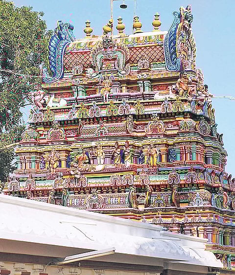 The unique Siva temple at Surutapalli