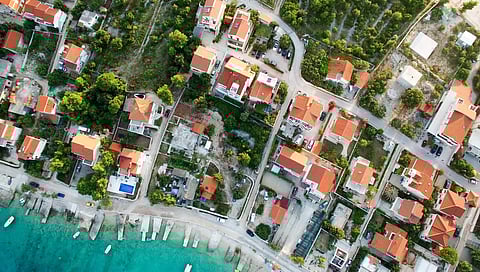 Arial Image of houses for representational purpose only.