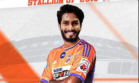 Alwyn George of FC Pune City (Photo | Twitter/@FCPuneCity)