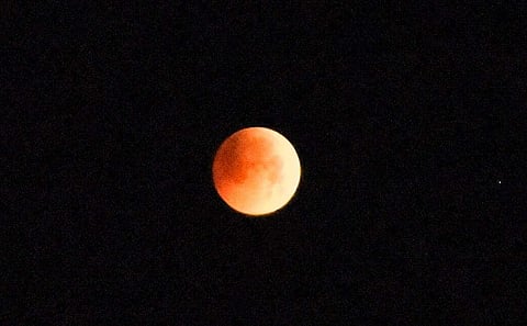 Blood moon.  (Express Photo)