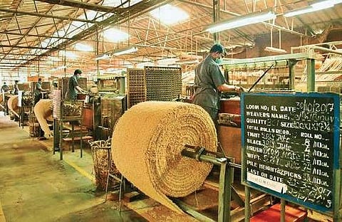 A coir mat factory in Kerala (Photo | File)