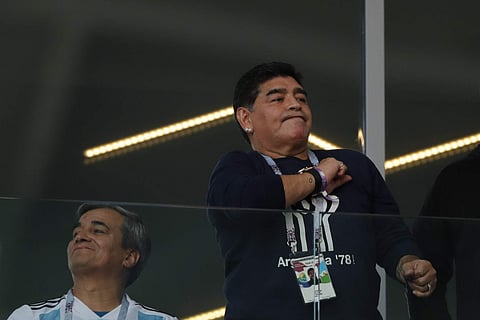 Argentina football legend Diego Maradona | AP