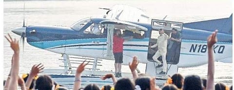A seaplane at Punnami Ghat in Andhra Pradesh (File Photo)