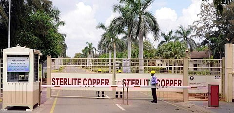 The main gate of Sterlite Industries Ltd's copper plant in Tuticorin. (Photo | Reuters)