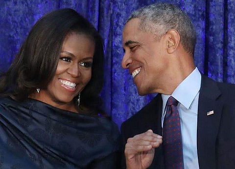 The Obamas, Michelle and Barack / Twitter