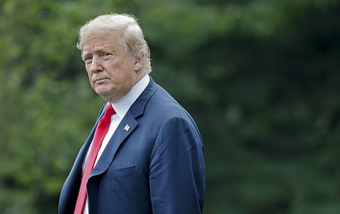 President Donald Trump . (AP)