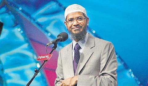 Zakir Naik is being probed under terror and money-laundering charges by the NIA.