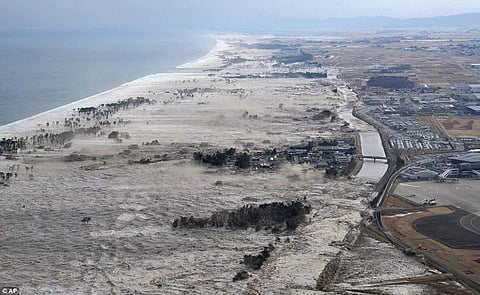 File Photo of 2011 Japan tsunami. (Photo | AP)