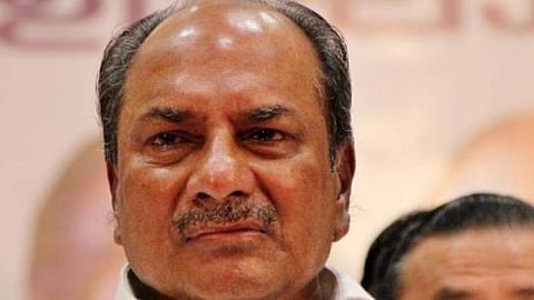 Senior Congress leader AK Antony. 