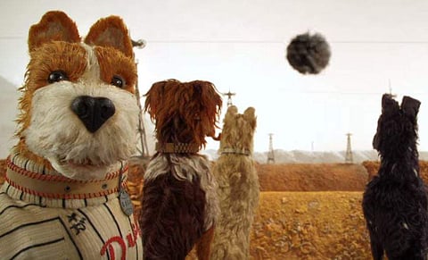 A screengrab from 'Isle of Dogs' trailer.