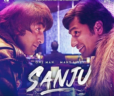 Vicky Kaushal (on left) played Kamli, Sanjay Dutt's friend in 'Sanju' (Photo | File)