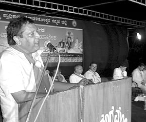 Kannada Development Authority chairman Mukhyamantri Chandru