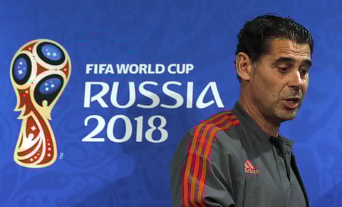 Spain head coach Fernando Hierro (File photo | AP)