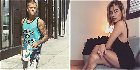 Justin Bieber and Hailey Baldwin (Photos | Facebook)