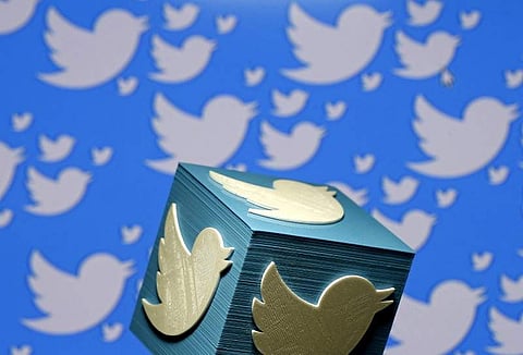 Twitter shares fall after report says account suspensions to cause user decline TWITTER-STOCKS A 3D-printed logo for Twitter is seen in this picture illustration A 3D-printed logo for Twitter is seen in this picture illustration. (Photo | AP)