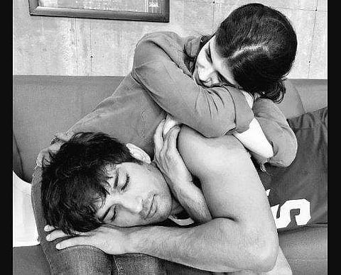 Sushant Singh Rajput and Sanjana Sanghi in 'The Fault In Our Stars'. (Photo | Twitter)