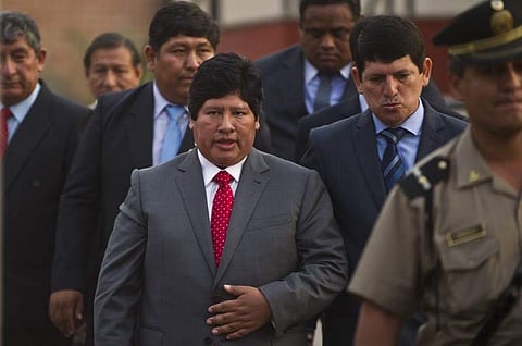Peru soccer chairman Edwin Oviedo (File | AFP)