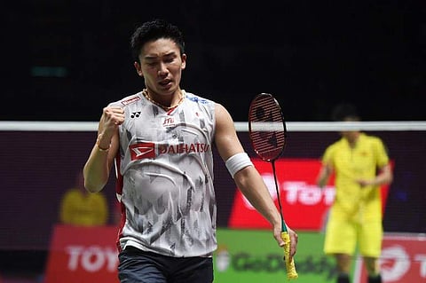 Japan badminton star Kento Momota (File | AFP)