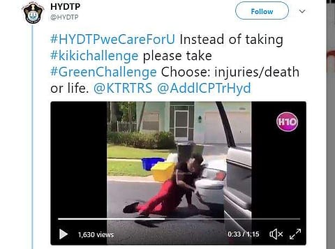 Hyderabad Police tweet. (Twitter)