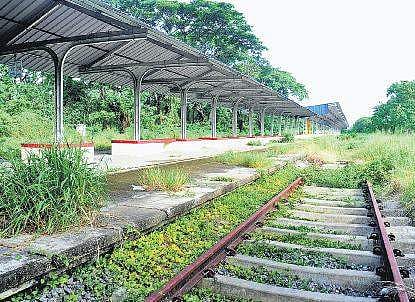 The entrance of the station A Sanesh